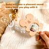 Personalized Baby Wooden Rattle,Engraved Name,Newborn Gift,Baby Shower Gift,Koala,Owl Style view 2