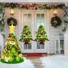2025 New Felt Christmas Tree for Toddlers,3D Montessori Christmas Tree Felt with Lights,Interactive DIY Holiday Decoration,Door Wall Hanging Xmas Gifts (Flat) view 4