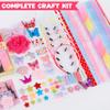 yasest Arts and Crafts Kit for Girls - DIY Headband Making Kit for Girls, 89pcs Fashion Hair Accessories Set, Art & Craft Gift for Kids 6-8 - Ideal Gifts for 5 6 7 8-12 Year Old Girl view 4
