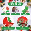 24 Set Christmas Advent Wreath Crafts Nativity of Christ DIY Hanging Decor for Kids Peace Paper Wreath Craft Ornament with Candle Sticker Joy Hope Xmas Party Supplies for School Classroom Activities view 4