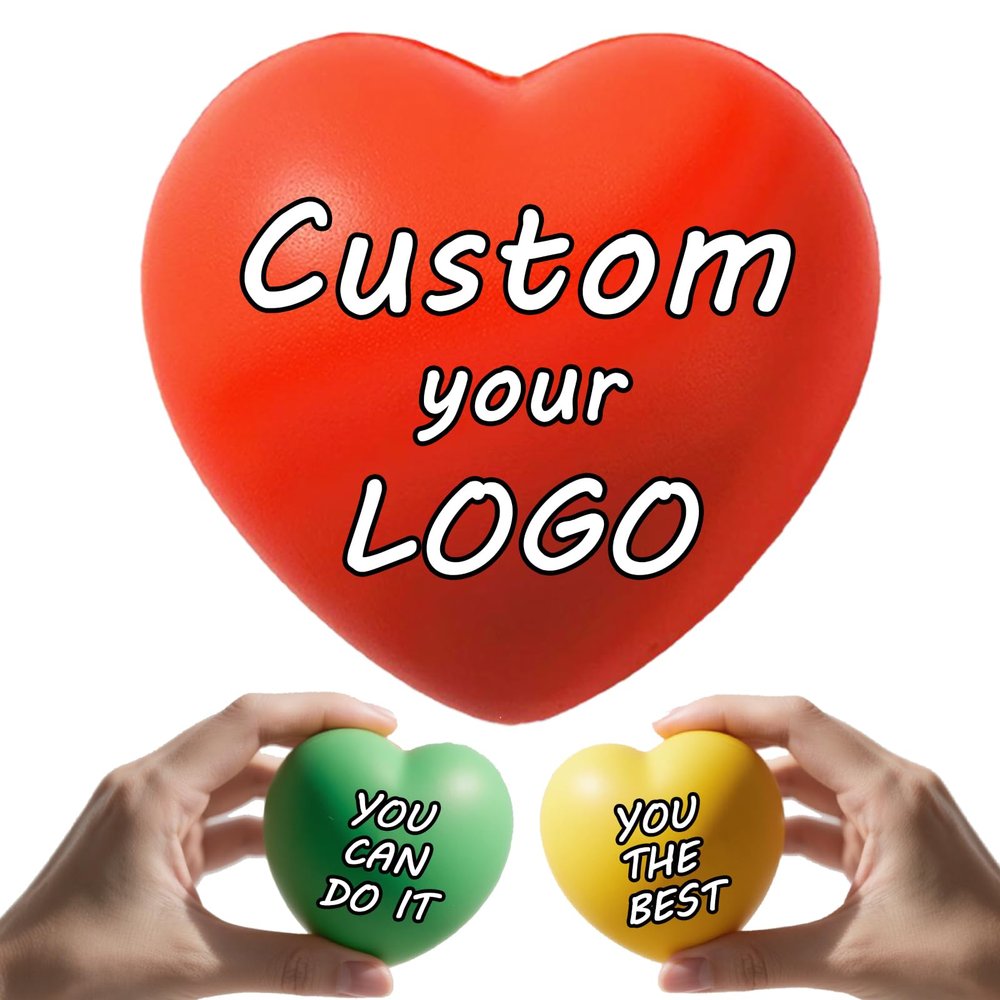 10/50/100PCS Custom Stress Balls Bulk Personalized Stress Balls with Logo Personalized Items for Office Home or Desk