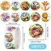 1000 Pcs Teacher Reward Animal Stickers for Classroom Boys Girls School Students.2 Roll 1 Inch Good Job Stickers.Teacher Must Haves Supplies Small Sticker view 3