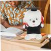 Beaupretty Graduation Bear Doll Clothes for DIY Reusable Plush Doll Costume with Red Collar Tassel Cap Certificate for Graduation Season Gifts and Holidays view 3