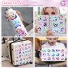 100Pcs Cute Rainbow Dog Stickers Pack for Kids Girls Teens,Kawaii Waterproof Vinyl Decals,Reusable Cartoon Animal Sticker for Water Bottle Laptop, Dog Decor Puppy Party Favors view 3