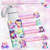 100Pcs Cute Rainbow Dog Stickers Pack for Kids Girls Teens,Kawaii Waterproof Vinyl Decals,Reusable Cartoon Animal Sticker for Water Bottle Laptop, Dog Decor Puppy Party Favors view 4