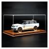 1:24 for Land Rover Range Executive SUV Car Models Lighted Leather Transparent Display Box Gift(White) view 1