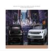1:24 for Land Rover Range Executive SUV Car Models Lighted Leather Transparent Display Box Gift(White) view 3