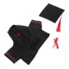 BESPORTBLE Graduation Bear Doll Costume with Red Trim Gown Tassel Cap and Certificate Accessories for Plush Lovely Doll Clothes for Role Play and Dress Up view 1