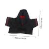 BESPORTBLE Graduation Bear Doll Costume with Red Trim Gown Tassel Cap and Certificate Accessories for Plush Lovely Doll Clothes for Role Play and Dress Up view 2