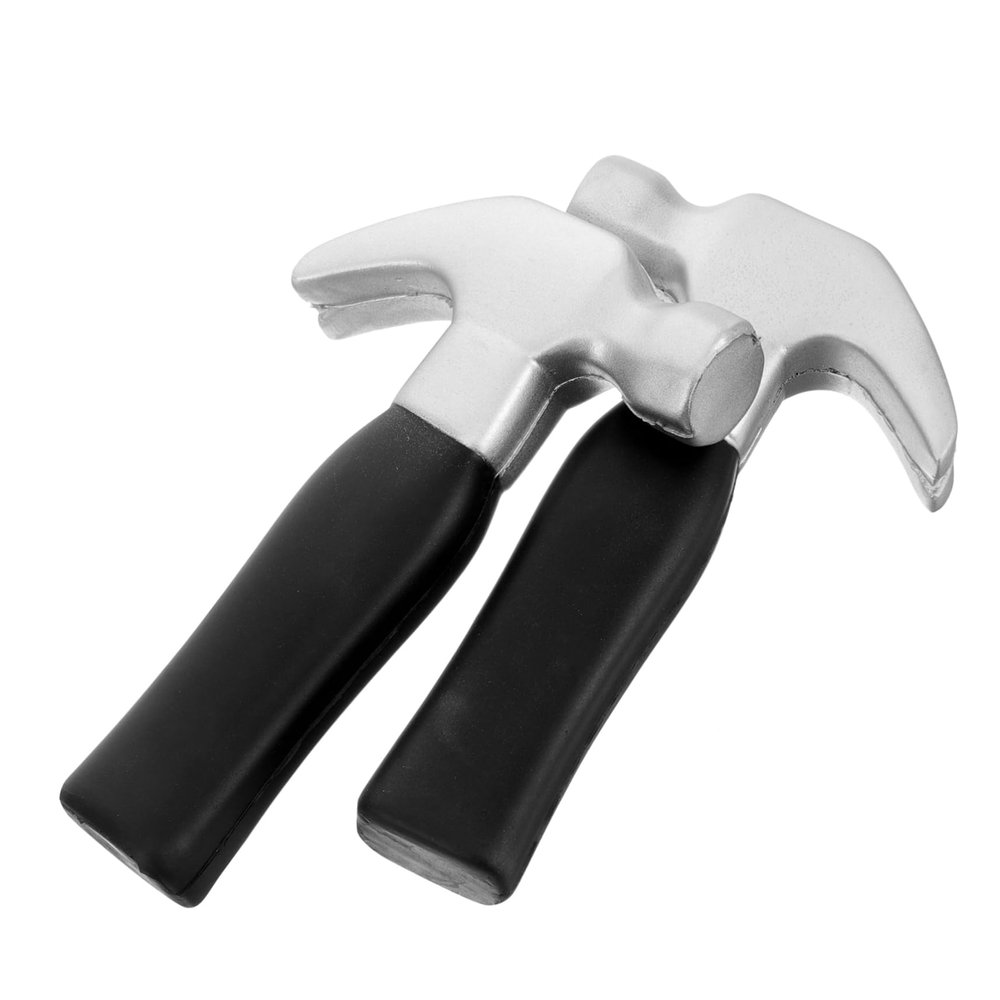 BCOATH 2Pcs Pounding Hammers Smooth Surface Hammer for Birthday Party Educational Hand Training Game Props for Boys
