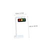 Vaguelly 10pcs Miniature Road Sign for Educational Play Traffic Barricade Models with Bright Colors Compact Lightweight Road Safety Teaching Tools view 4