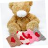 BUTIFULSIC 4pcs Reusable Doll Clothes Soft Woolen Bear Costume Outfits Easy to Wear Replacement Sweaters for Stuffed Animals Collectors view 4