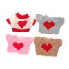 QUMIIRITY 4pcs Bear Doll Clothes Replacement Soft Cozy Sweaters for Stuffed Animals Cute Bear Costume Outfits for Collectors Gift view 1