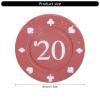 100Pcs Professional Chip Teaching Coin Card Game with Box for Math Counting Kids Reward Game Coin view 3