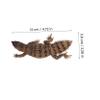 BRIGHTFUFU Realistic Plastic Lizard Model Lizard Statue Lightweight Artificial Reptile Figurine for Nursery Room Bedroom Decoration Safe Sturdy Material view 2