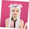 BESTonZON Adorable Unicorn Hat with Moving Ears Funny Novelty Party Headwear for Skin Friendly Winter Cosplay Accessory Cute Jumping Ear Beanie for Easter and Festive Events view 4