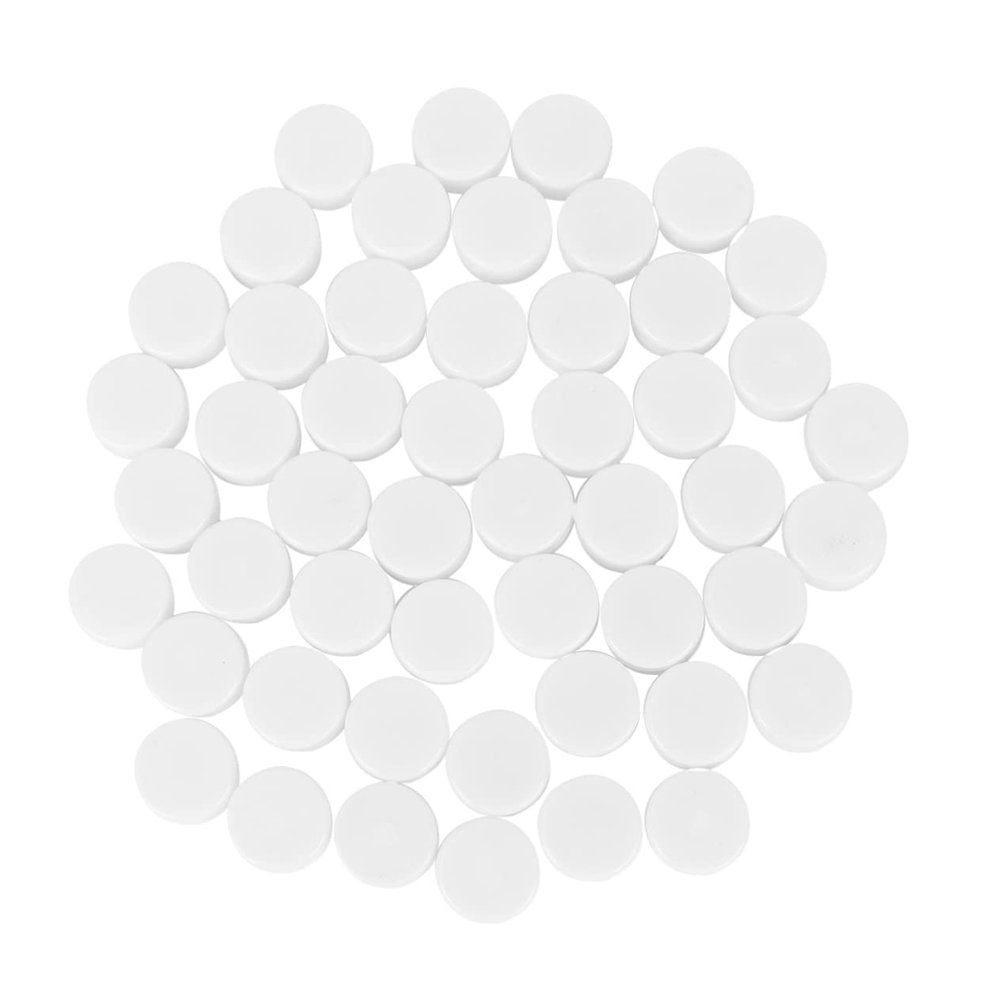 COSMEVIVI 50Pcs Rattle Insert Plastic Noise Maker Rings for Newborn Sensory Development Stroller and Carrier Accessories to Enhance Tactile and Hand Eye Coordination