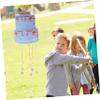 ANDRESLAD Mini Pull String Pinata Party Decoration for Birthday and Festival Candy Filling with Creative Indoor Outdoor Fun for Family and Friends Celebration view 4