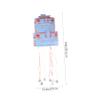 STOBAZA Mini Pull String Pinata for Birthday Ornament with Fun Filler Paper Pinata Adorn for Festival Celebrations and Photo Booth Props for Happy Atmosphere and Games view 2