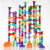 Fat Brain Toys Marble Run 200 Piece Set, Open-Ended Construction Set with Glow-in-the-Dark Marbles for Kids Ages 3+ view 1