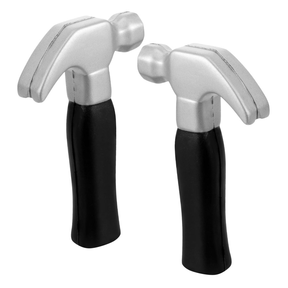 PHENOFICE 2Pcs Small Mallet Lightweight Safe Hammer Tools for Party Props Classroom Activities Indoor Outdoor Play