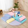 GFDGFD 6 Piece Soft Climb and Crawl Activity Playset, Toddler Climbing Toys Indoor,Soft Play Equipment, Foam Climbing Toys for Toddlers 1-5,Easy-to-Clean Surface view 2