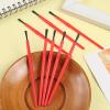 50Pcs Children Paint Brush Small Nylon Brush for Acrylics Oil Gouache Watercolor Painting Rock Canvas Painting Professional Hobbyist Brushes view 2