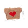GARVALON 4pcs Replaceable Bear Doll Clothes Soft Woolen Yarn Sweaters Costumes Cute Stuffed Animal Outfits for Doll Accessories view 2
