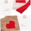 GARVALON 4pcs Replaceable Bear Doll Clothes Soft Woolen Yarn Sweaters Costumes Cute Stuffed Animal Outfits for Doll Accessories view 3