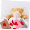 GARVALON 4pcs Replaceable Bear Doll Clothes Soft Woolen Yarn Sweaters Costumes Cute Stuffed Animal Outfits for Doll Accessories view 4