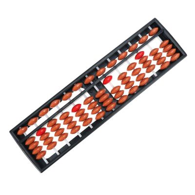 Abaodam Portable Rod Abacus for Plastic and Arithmetic Calculator Lightweight Educational Tool for Early Math Learning and Student Counting Practice
