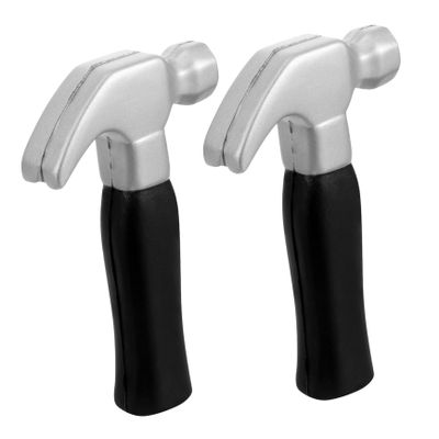 MUSISALY 2Pcs Small Hammer for Lightweight PU Mallet Hammer Pounding Comfortable Grip Party Favor Game Props for Boys and Indoor Outdoor Activity