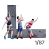 DYNWAVE 3Pcs Ini Rock Climbing Figures Human Figure Model Tiny People Figurines Mountaineering Men and Woman for Sand Table Ornaments, 1 87 Scale view 2