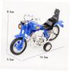 Abaodam 4pcs Mini Motorcycle Model Plastic Inertial Friction Powered Motorbike Motorbike Safe Gift view 2