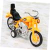 Abaodam 4pcs Mini Motorcycle Model Plastic Inertial Friction Powered Motorbike Motorbike Safe Gift view 3