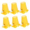 KONTONTY 6pcs Yellow Clockwork Legged Robot Movements for DIY Walking Animal Rewinding Parts for Handmade Craft Repair and Clay Insertion Reusable Mechanism Accessories view 1