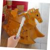 FELTECHELECTR Plastic Threaded Handle for Rocking Horses Ergonomic Slip Grip Replacement Hand Grips for Riding and Stable Accessory view 4