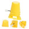 Abaodam 6pcs DIY Clockwork Legged Robot Movements Rewinding Parts for Walking Animal Mechanism Craft Fitting Compact Yellow view 2