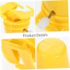 Abaodam 6pcs DIY Clockwork Legged Robot Movements Rewinding Parts for Walking Animal Mechanism Craft Fitting Compact Yellow view 3