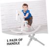NAMOARLY Rocking Horse Handle for Riding Ergonomic Antislip Plastic Grip Replacement Easy to Install Playtime Accessory for Rocking Animals view 3