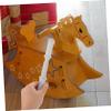 BESTonZON Rocking Horse Handle Replacement Ergonomic Slip Plastic Grip for Riding Threaded Secure Fit Comfortable Accessory view 4