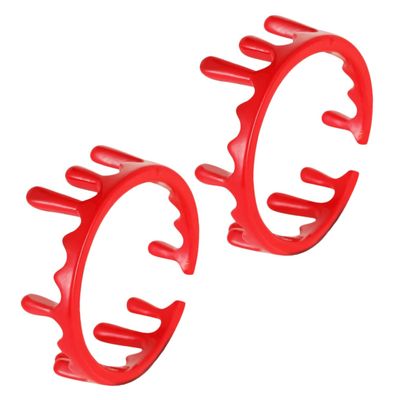 GALPADA 2Pcs Adjustable Blood Open Ring Metal Alloy Vampire Jewelry Halloween Party Favors Costume Accessory for Cosplay Carnivals Clubs