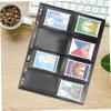VICASKY 10 Sheets Transparent Double Sided Stamp Pages Album for Collectors Reusable PVC Stock Holder for Stamps Bills Photos and Coins Storage Lightweight Protective Organizer view 3