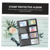 VICASKY 10 Sheets Transparent Double Sided Stamp Pages Album for Collectors Reusable PVC Stock Holder for Stamps Bills Photos and Coins Storage Lightweight Protective Organizer view 4
