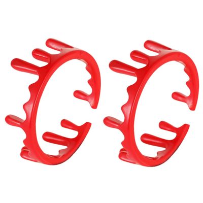 YARNOW 2Pcs Adjustable Blood Rings Metal Alloy Open Rings Halloween Party Favors Vampire Costume Accessories for Cosplay and Costume Parties