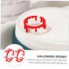 YARNOW 2Pcs Adjustable Blood Rings Metal Alloy Open Rings Halloween Party Favors Vampire Costume Accessories for Cosplay and Costume Parties view 4