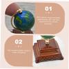 BESPORTBLE Scale Blue Desktop Globe Model Creative Miniature House Accessory for Imaginative Play and Decoration view 3