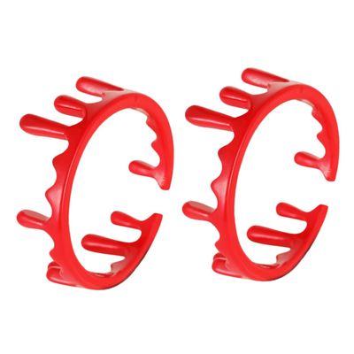 SWOOMEY 2Pcs Adjustable Blood Ring Halloween Costume Accessories Alloy Open Rings Lightweight for Party Favors Cosplay and Carnival Events