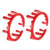 SWOOMEY 2Pcs Adjustable Blood Ring Halloween Costume Accessories Alloy Open Rings Lightweight for Party Favors Cosplay and Carnival Events view 1