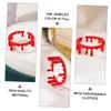 SWOOMEY 2Pcs Adjustable Blood Ring Halloween Costume Accessories Alloy Open Rings Lightweight for Party Favors Cosplay and Carnival Events view 2